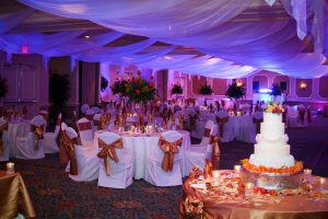 Wedding Reception Setup at Rosen Plaza