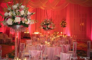 Wedding Reception Setup at Rosen Plaza