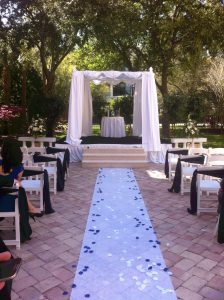 Wedding Aisle at Rosen Centre