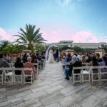 Rosen Centre Exterior Wedding with Couple