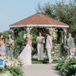 Courtyard Wedding Ceremony at Rosen Shingle Creek