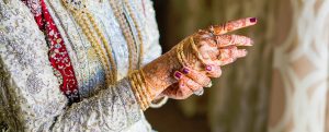 Indian Guest with Henna on hands